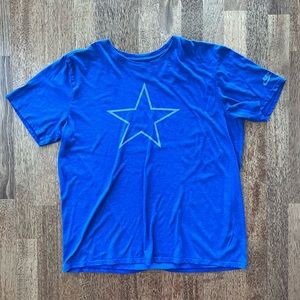The Nike Tee Dallas Cowboys T-Shirt Short Sleeve Big Star Mens XL Blue